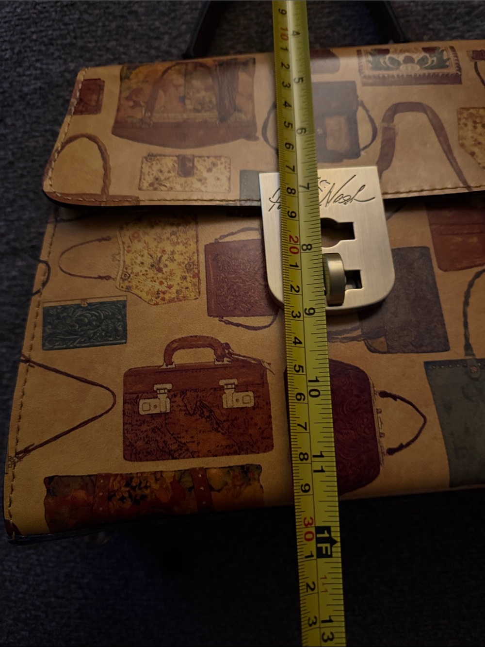 NWT PATRICIA NASH CHAUNY HANDBAG LEATHER ( Patscloset) - Picture 8 of 9